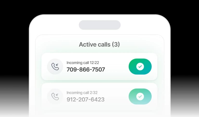 Takes multiple calls at once